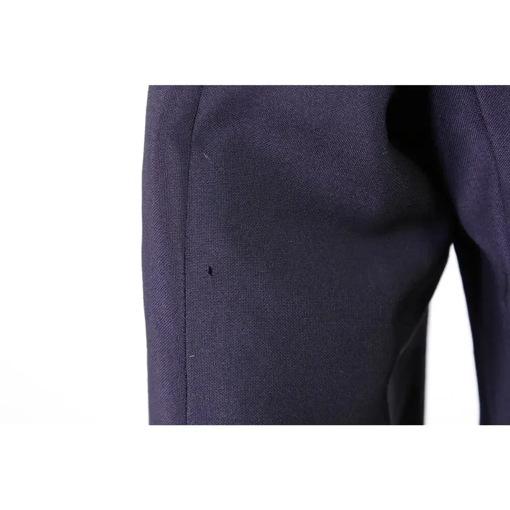 Chester Barrie Savile Row Navy Blue Wool Mohair 2Btn Sharkskin Blazer Jacket 40R